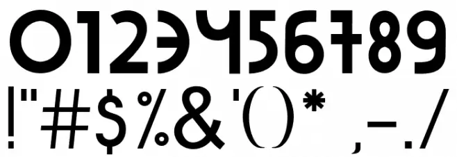 Quiqt Font OTHER CHARS