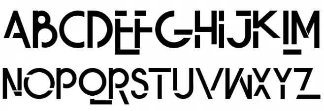 Quiqt Шрифта ВЕРХНИЙ