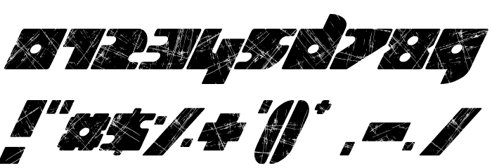 Quird Italic Font OTHER CHARS