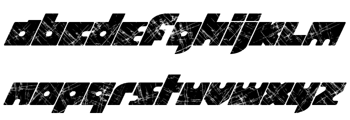Quird Italic Font LOWERCASE