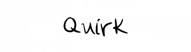 Quirk  Frei Schriftart Herunterladen