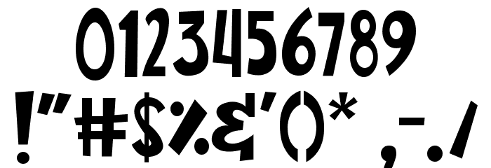 Quirki Scandi Font OTHER CHARS