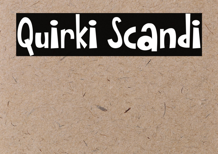 Quirki Scandi Font examples