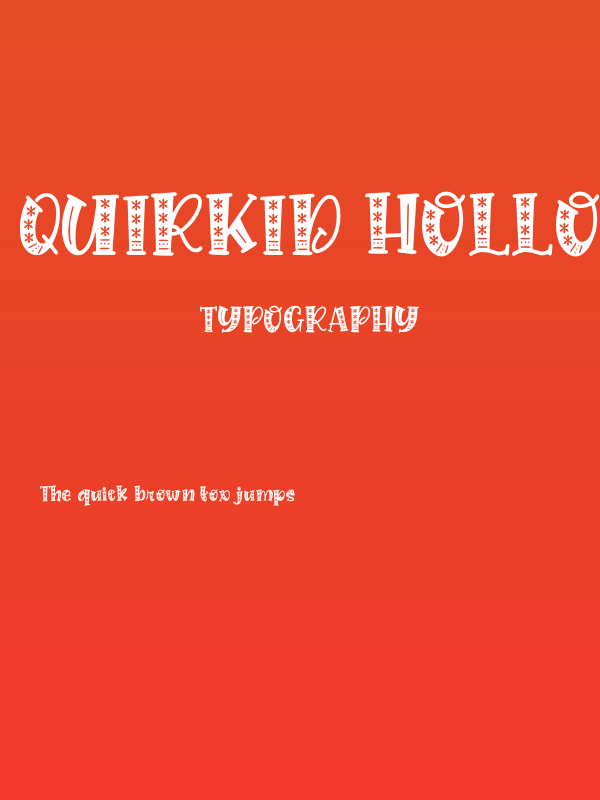 Quirkid Hollow Poster