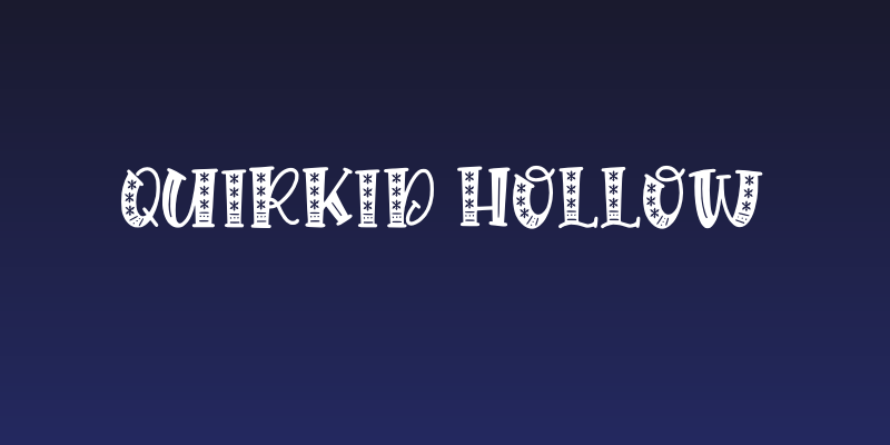 Quirkid Hollow Social Header