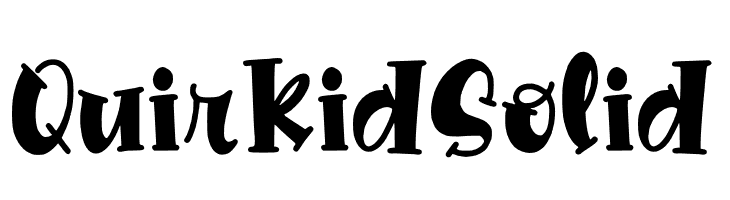Quirkid Solid  Frei Schriftart Herunterladen