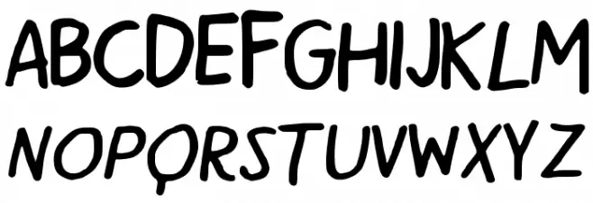 Quirking Schriftart Groß