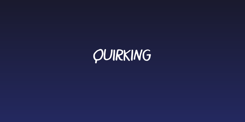 Quirking Social Header
