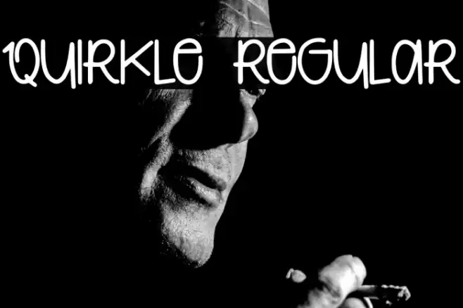 Quirkle Regular Font examples