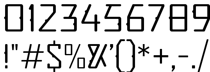 Quirko-Light Font OTHER CHARS