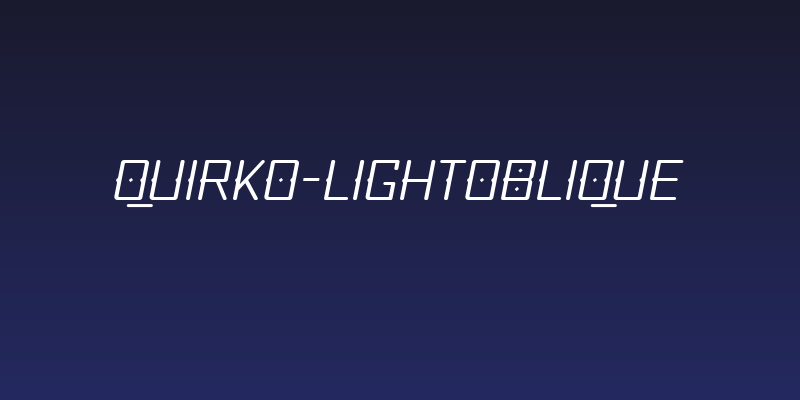 Quirko-LightOblique Social Header