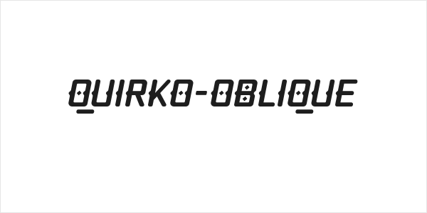 Quirko-Oblique Logo