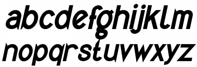 Quirkus Bold Italic خط أحرف صغيرة