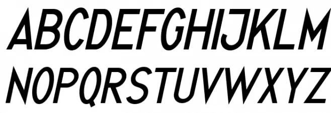 Quirkus Italic 字体 大写