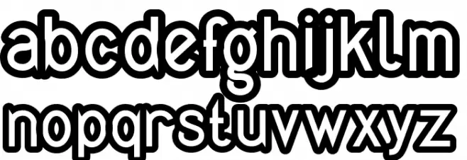 Quirkus Out फ़ॉन्ट लोअरकेस