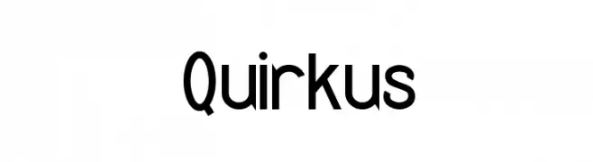 Quirkus  免费字体下载