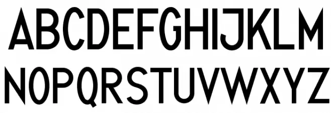 Quirkus Шрифта ВЕРХНИЙ