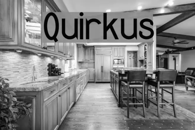 Quirkus फ़ॉन्ट examples
