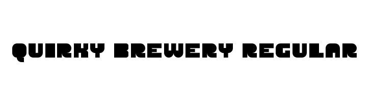 Quirky Brewery Regular  Fuentes Gratis Descargar
