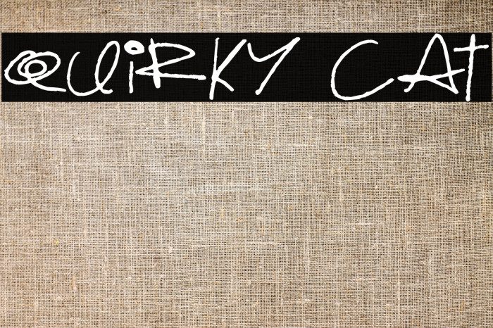 Quirky Cat Font examples