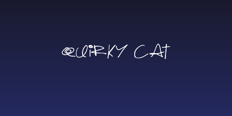 Quirky Cat Social Header