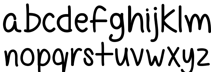 Quirky & Messy Font LOWERCASE