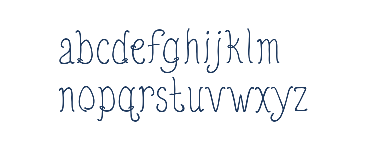 Quirky Nots Regular Lowercase