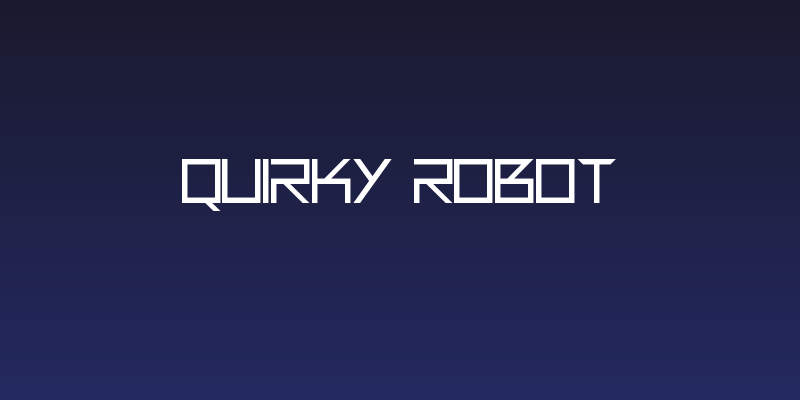 Quirky Robot Social Header