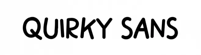 Quirky Sans  baixar fontes gratis