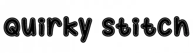 Quirky Stitch  Frei Schriftart Herunterladen