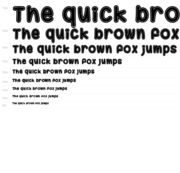 Quirky Stitch Waterfall