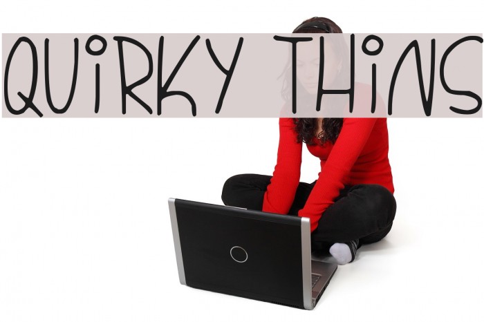 Quirky Thins Font examples