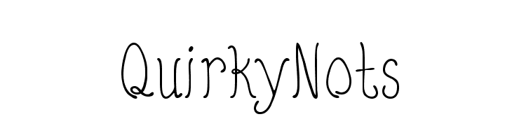 QuirkyNots  Descarca Fonturi Gratis