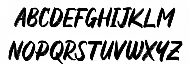 Quirthy フォント 大文字