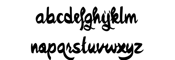 Quish Font LOWERCASE