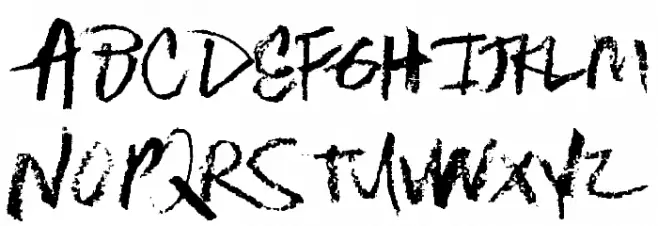 QuitWork Schriftart Groß