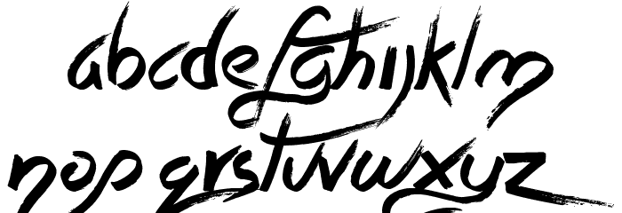 Quite Chocolatey Font LOWERCASE