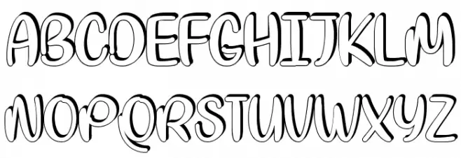 Quite Colorful Regular Font Litere mari