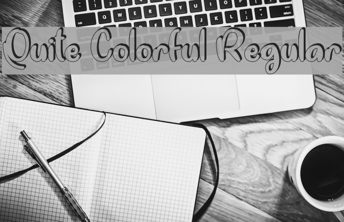 Quite Colorful Regular Example 1