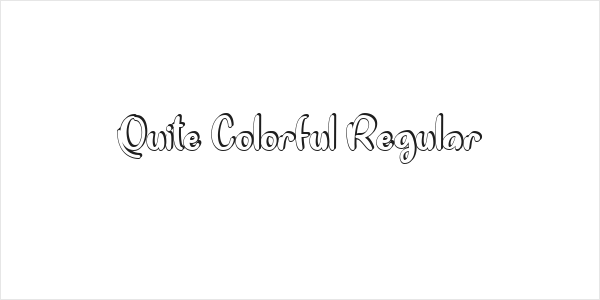 Quite Colorful Regular Logo