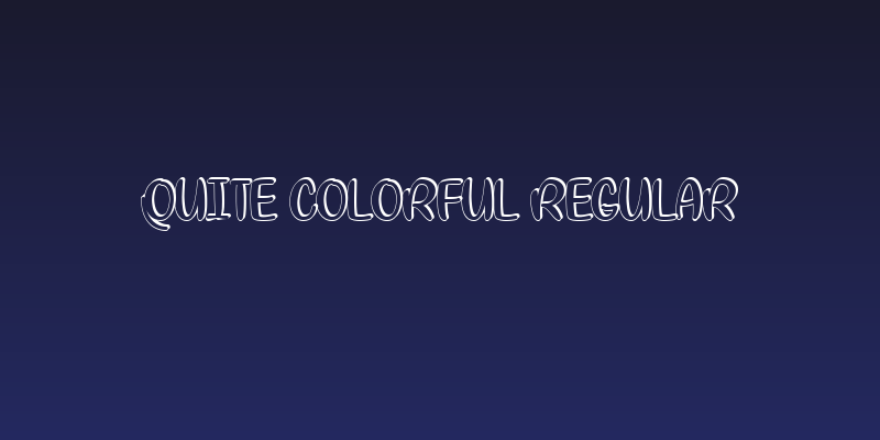 Quite Colorful Regular Social Header