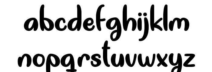 Quite Good Regular Font LOWERCASE