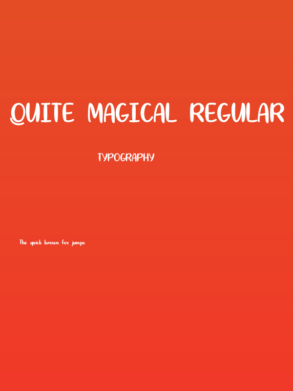 Quite Magical Regular Poster