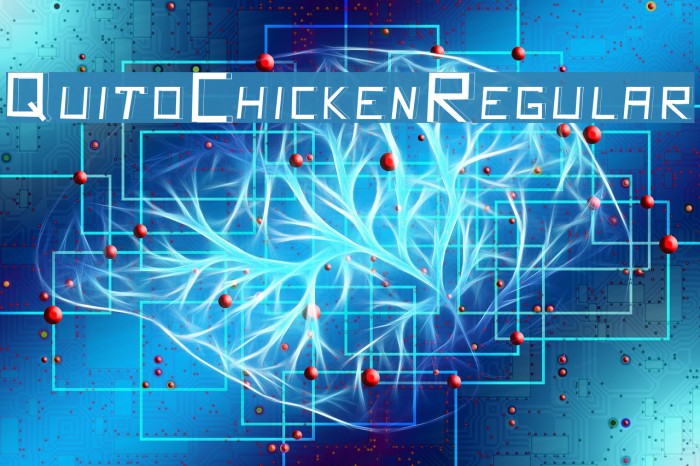 QuitoChicken-Regular Font examples