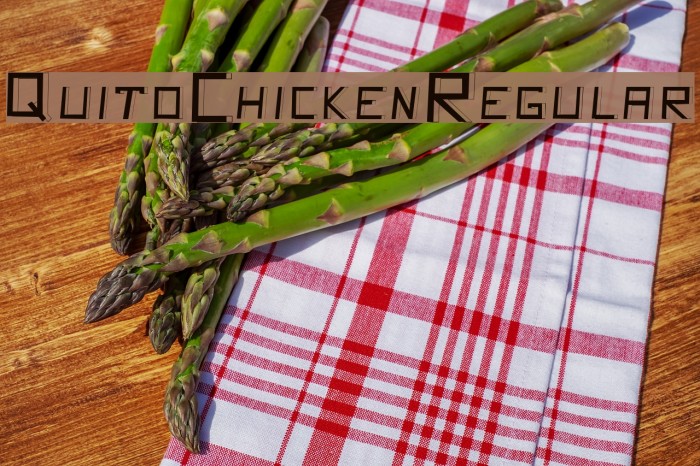 QuitoChicken-Regular Font examples