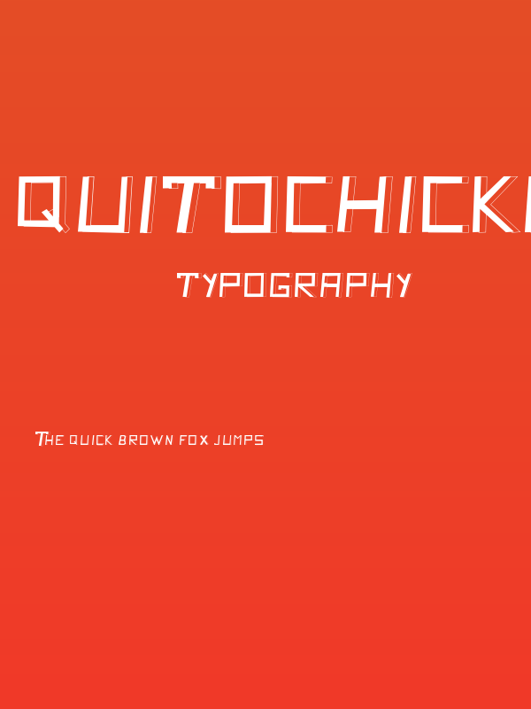 QuitoChicken-Regular Poster