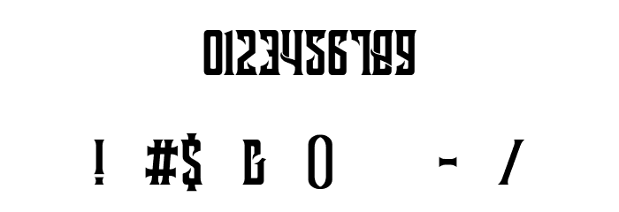 QuivanaPersonalUse-Regular Font OTHER CHARS