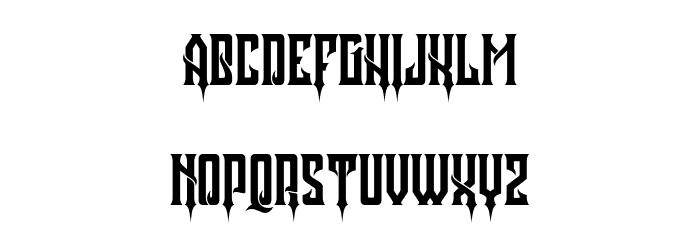 QuivanaPersonalUse-Regular Font LOWERCASE