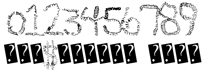 QuiveringNoodle Font OTHER CHARS