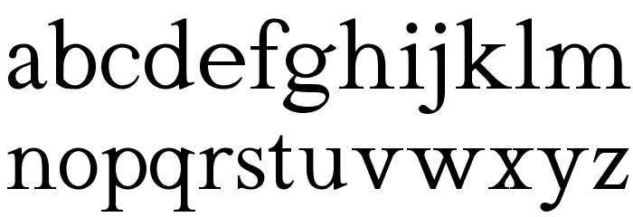 Quivira Font LOWERCASE